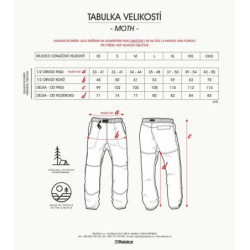 Kalhoty MOTH unisex 112/55