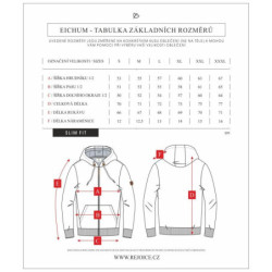Mikina EICHUM ME44/ME45 s kapucí