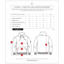 Mikina LAURUS ME36 šedá
