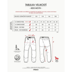PRODLOUŽENÉ kalhoty MOTH dětské 198/02