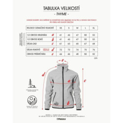 Softshellová bunda THYME 228