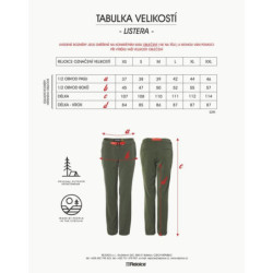 Kalhoty LISTERA dámské U10