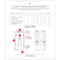 Kalhoty RUMEX K216/U56